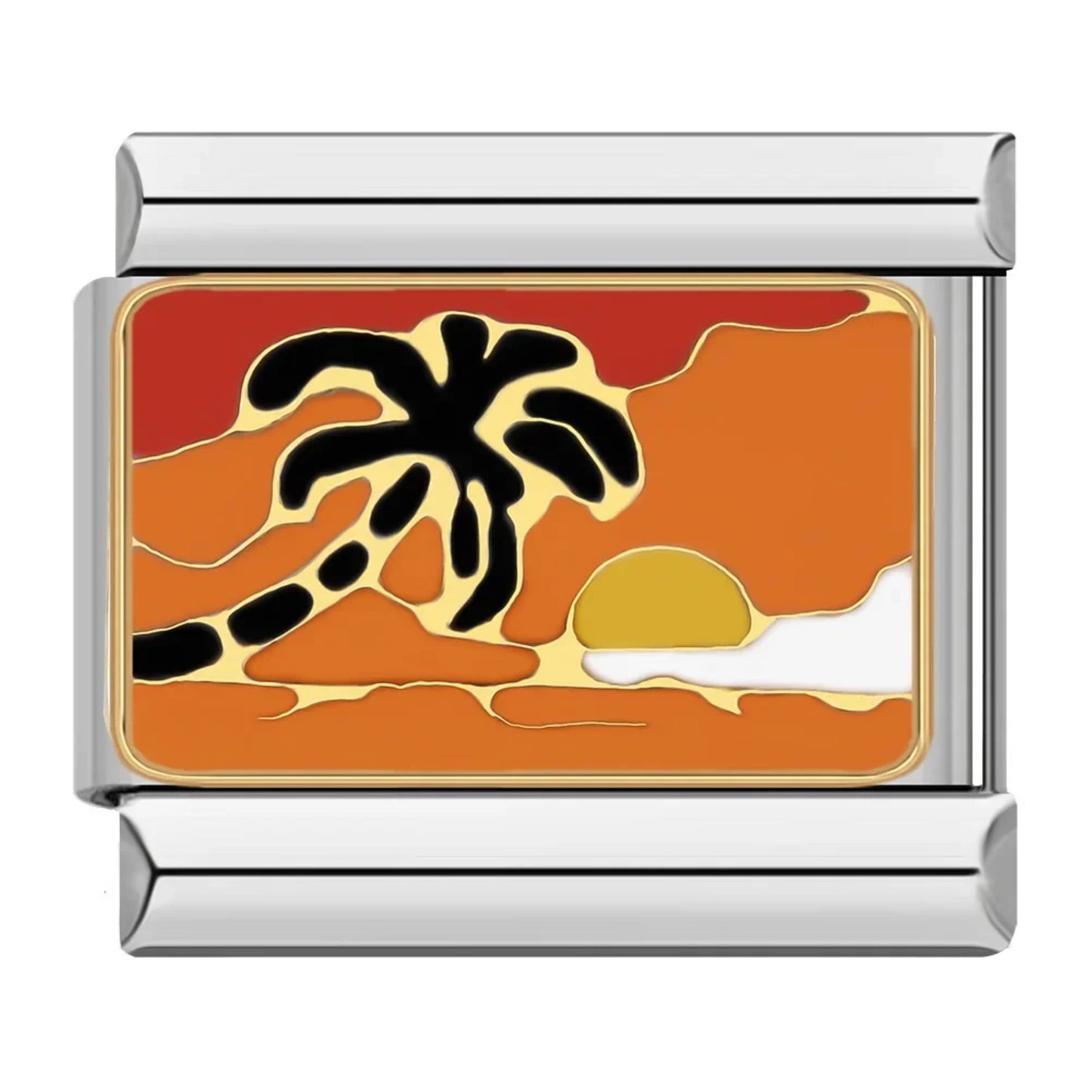 Sunset Palm Charm