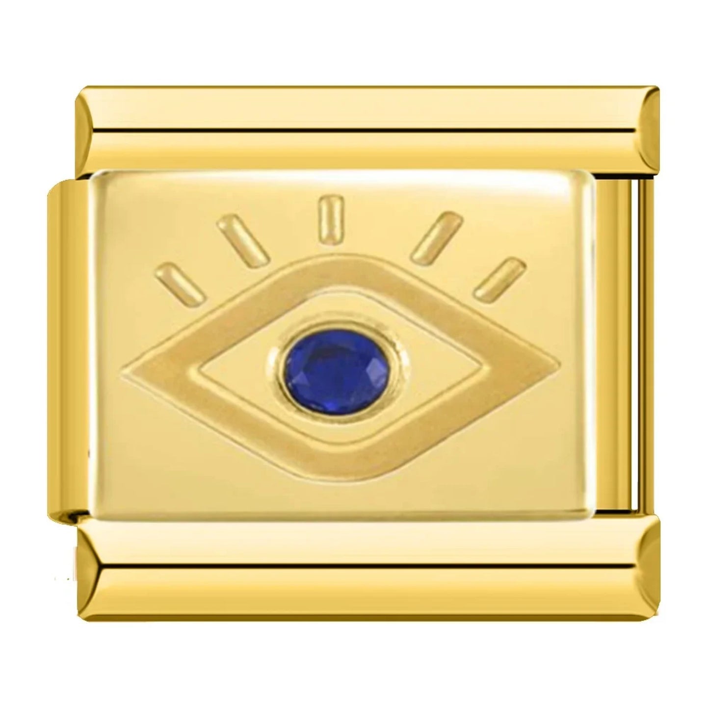 Gold RA eye Charm