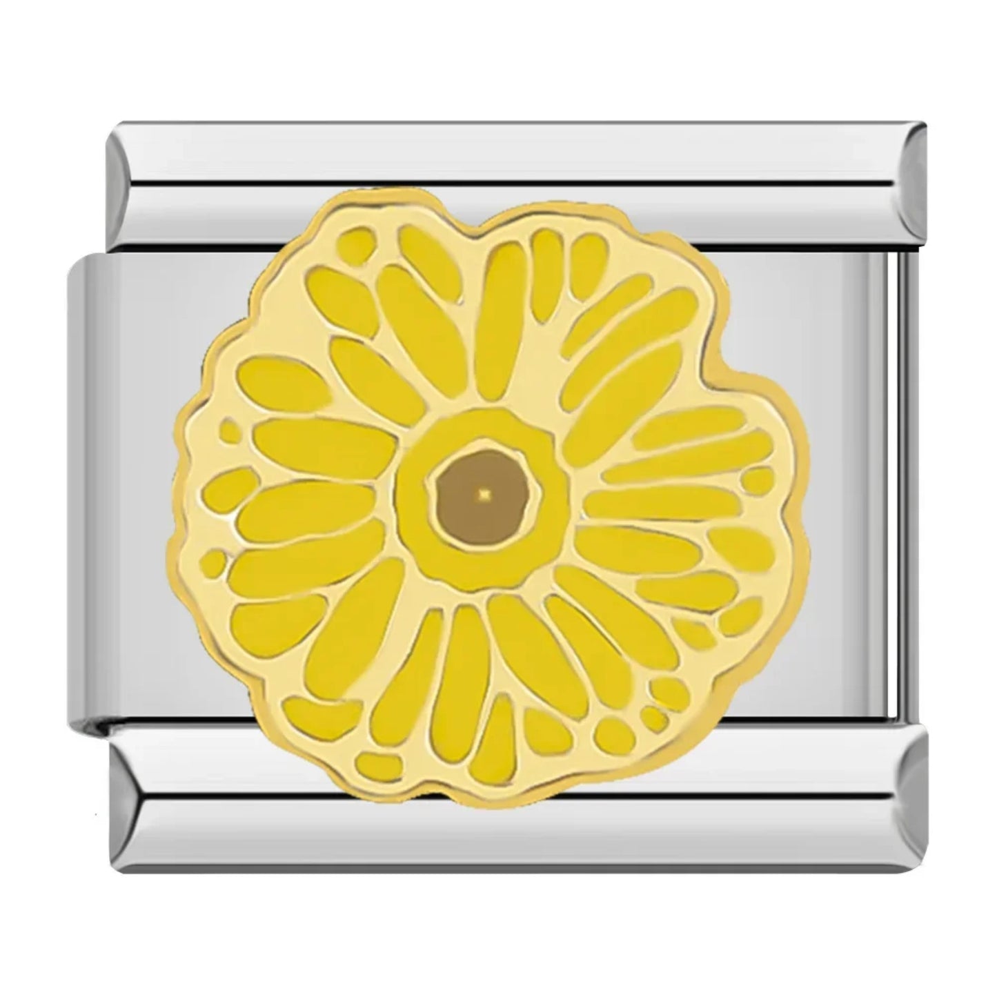 Yellow Flower Charm