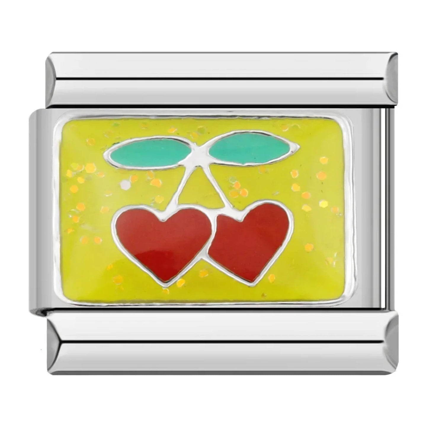 Cherry Heart Charm