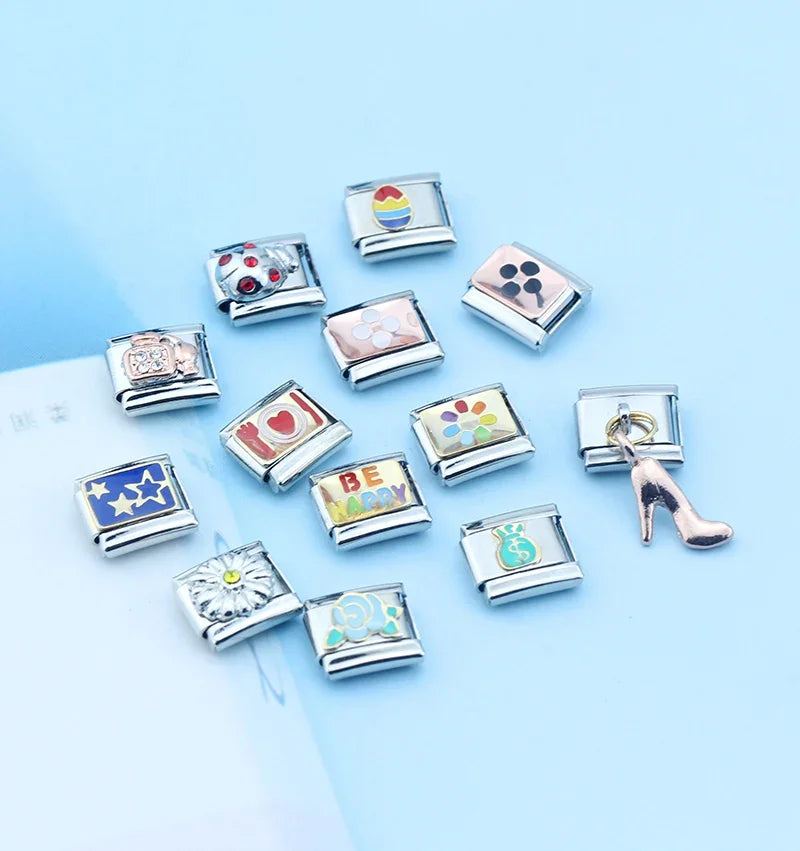 Gold Crown Wings Charm