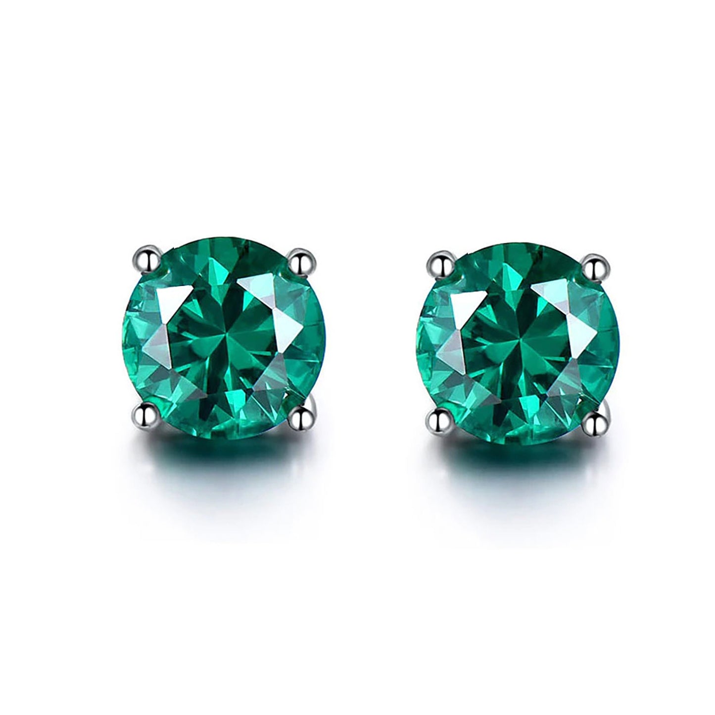 Zultanite Gemstone Stud Earrings, Solid 925 Sterling Silver, Dainty Stud Earrings for Women, Rhodium Plating