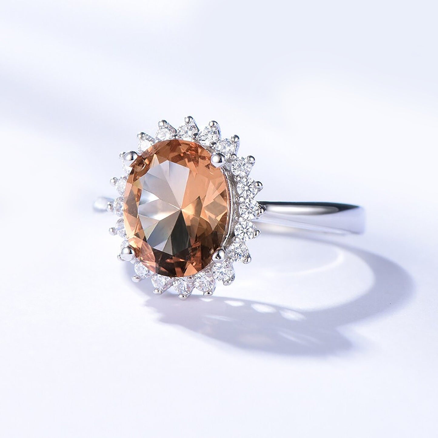 Elegant Diaspore Gemstone Ring with Sapphire, Tanzanite, and Emerald Accents | Sophisticated Sterling Silver Design