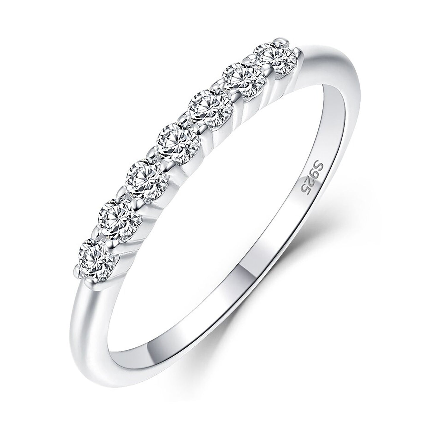 White Topaz Ring \Topaz Moissanite Gemstone Ring \ Solid Silver Topaz Ring \ 925 Sterling Silver \ Engagement Ring