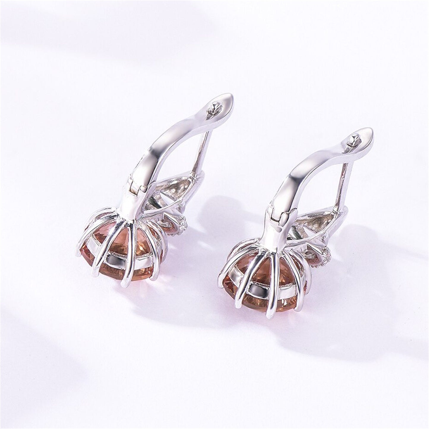 Diaspore Gemstone Earrings, Zultanite Earrings, Solid 925 Sterling Silver, Color Change Crystal Earrings, Rhodium Plating