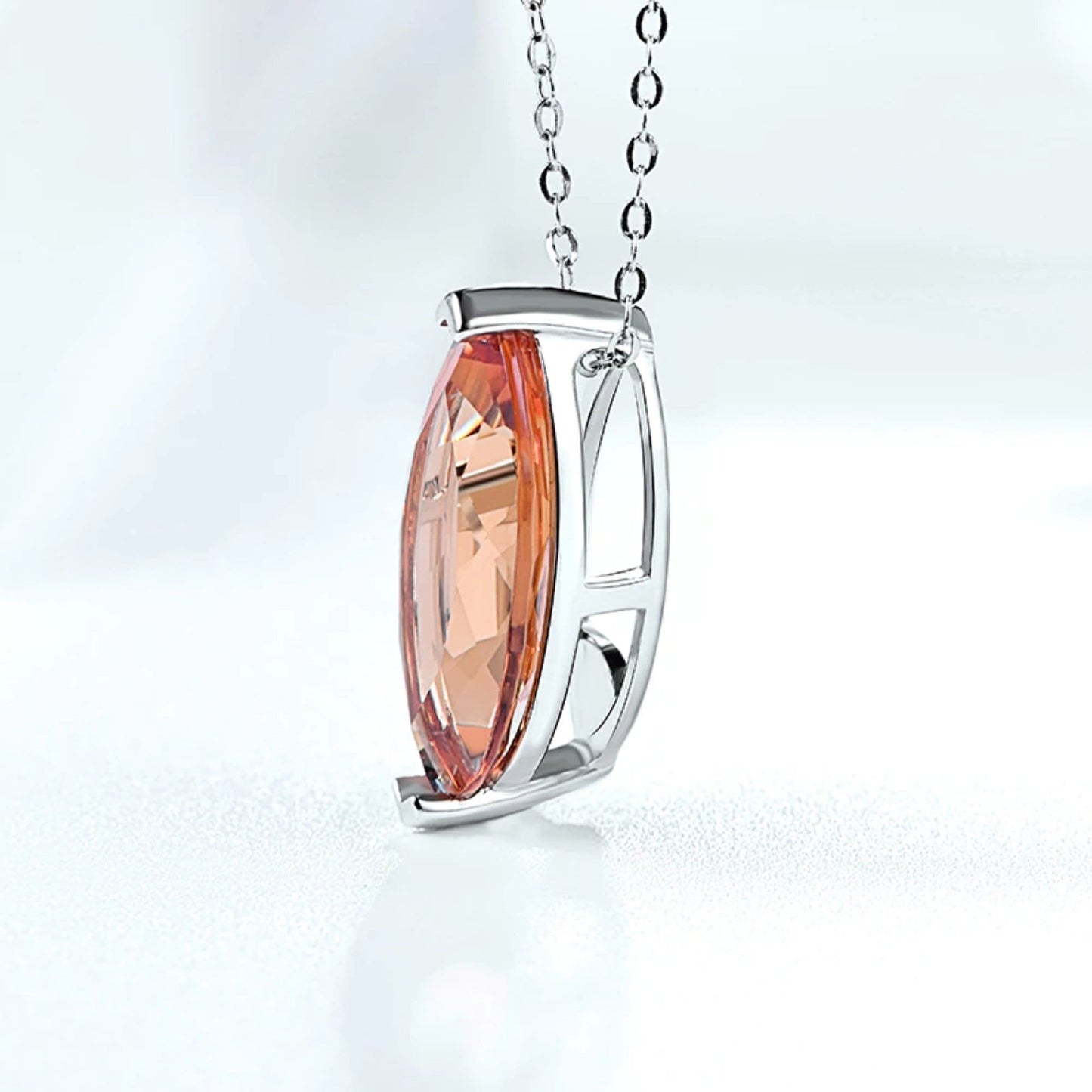 Zultanite 925 Silver Pendant Necklace, Marquise Cut 1.45 Grams Created Zultanite Necklace