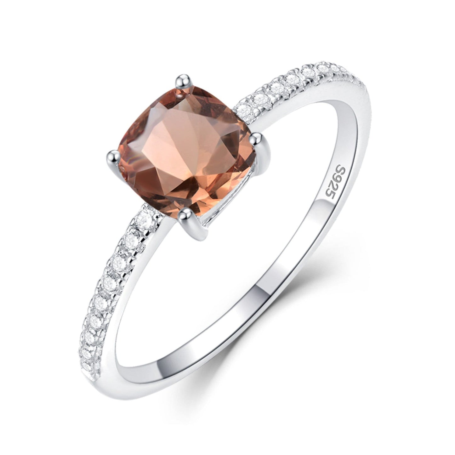 Zultanite Ring, Solid 925 Silver Gemstone Ring, Wedding Engagement Topaz, Sapphire, Emerald Ring