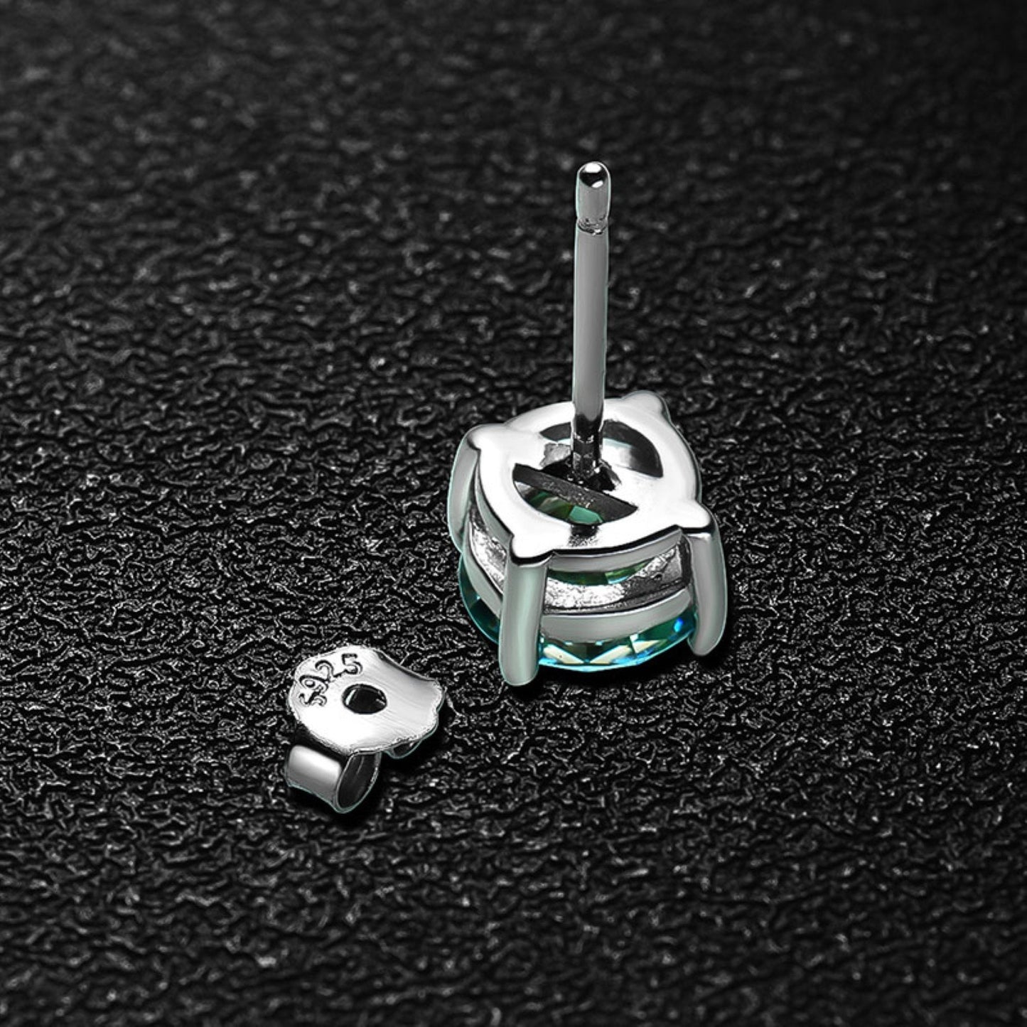 4-8 Carat Certified VVS Moissanite Stud Earrings Screw back in Sterling Silver VVS Moissanite Earrings Moissanite Studs Wedding Earrings