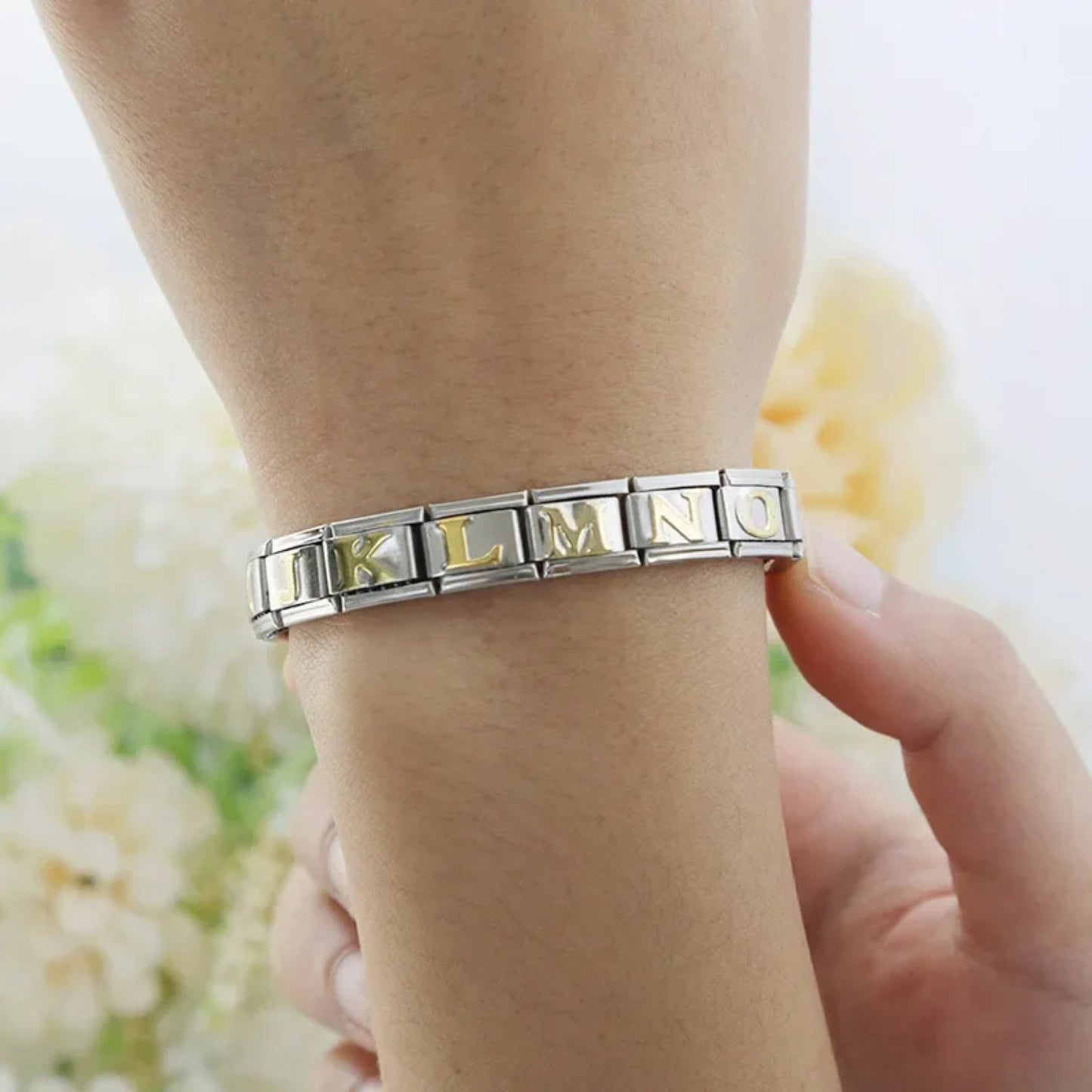 Italian Charms bracelet \ classic 9mm charms size \ Custom bracelet \ charm links \ gift for her \ Surprise Italian Bracelet Bracelet Charms