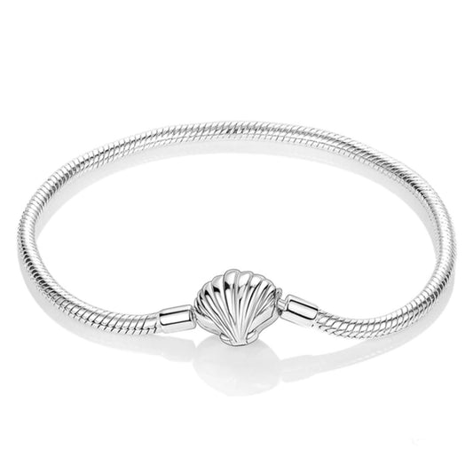 Sea Shell Silver Charm Bracelet