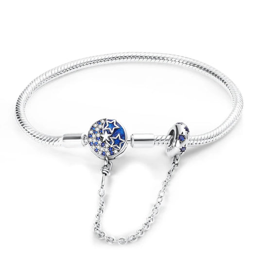 Star Silver Charm Bracelet