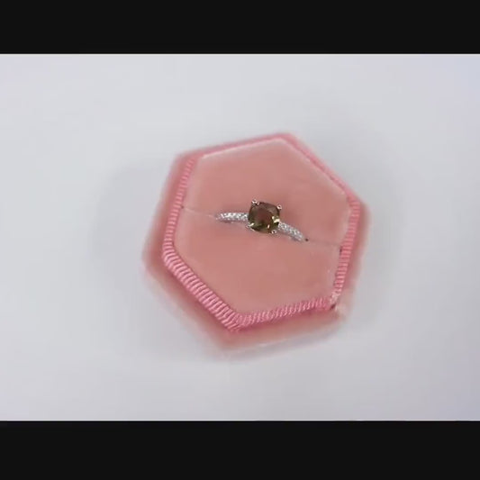 Zultanite Ring, Solid 925 Silver Gemstone Ring, Wedding Engagement Topaz, Sapphire, Emerald Ring