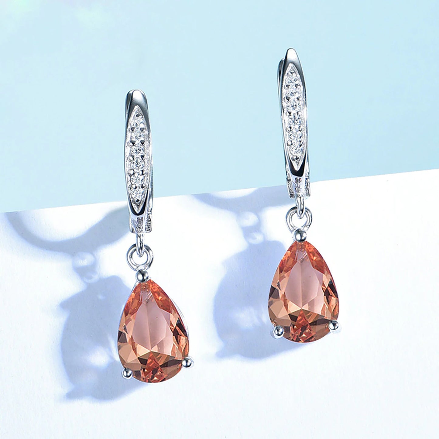 Diaspore Gemstone Earrings, Zultanite Earrings, Solid 925 Sterling Silver, Color Change Crystal Earrings, Rhodium Plating