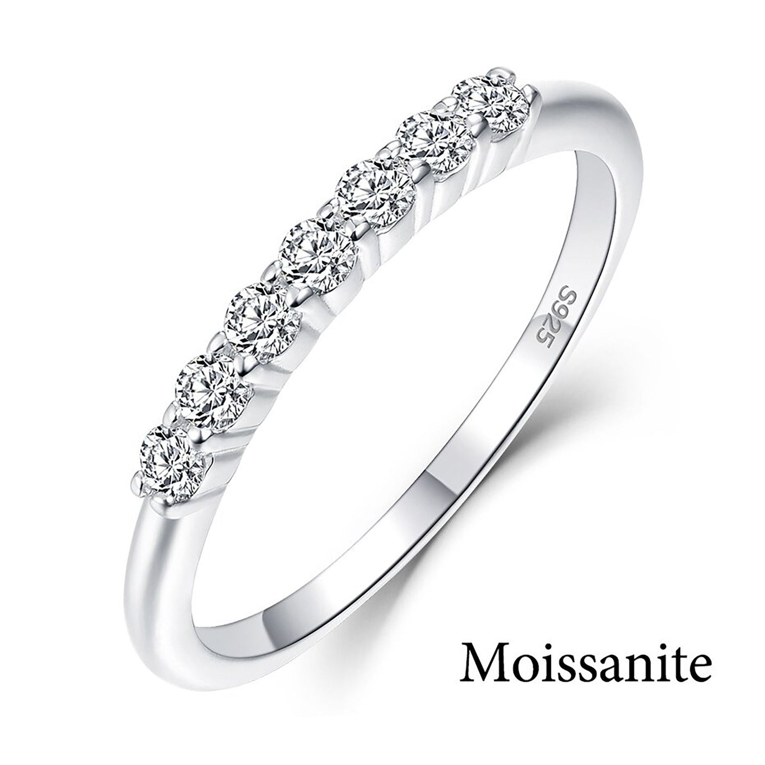 White Topaz Ring \Topaz Moissanite Gemstone Ring \ Solid Silver Topaz Ring \ 925 Sterling Silver \ Engagement Ring