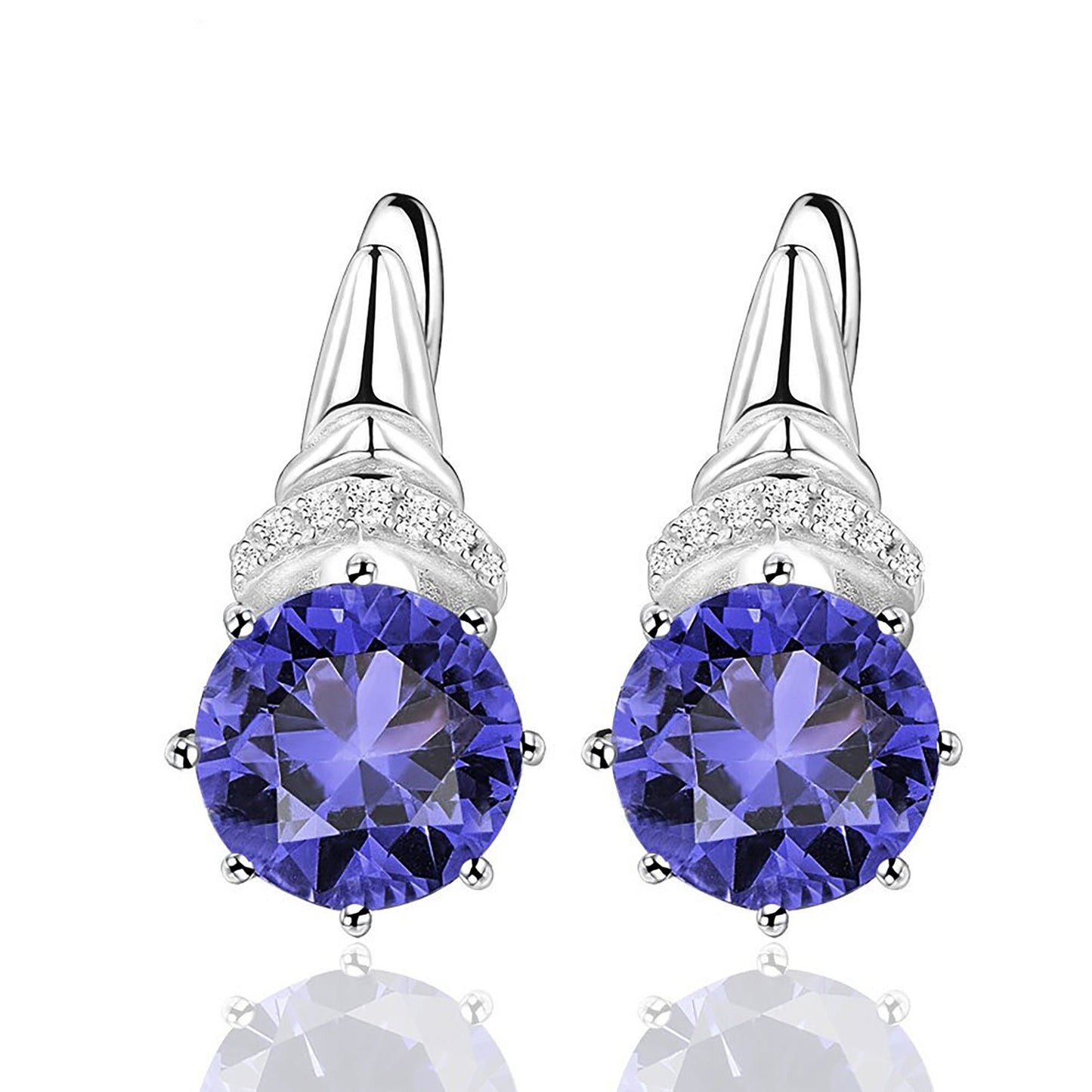 Diaspore Gemstone Earrings, Zultanite Earrings, Solid 925 Sterling Silver, Color Change Crystal Earrings, Rhodium Plating