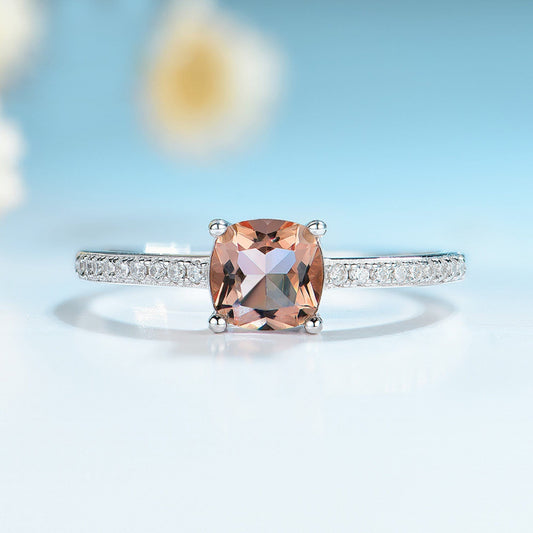 Zultanite Ring, Solid 925 Silver Gemstone Ring, Wedding Engagement Topaz, Sapphire, Emerald Ring