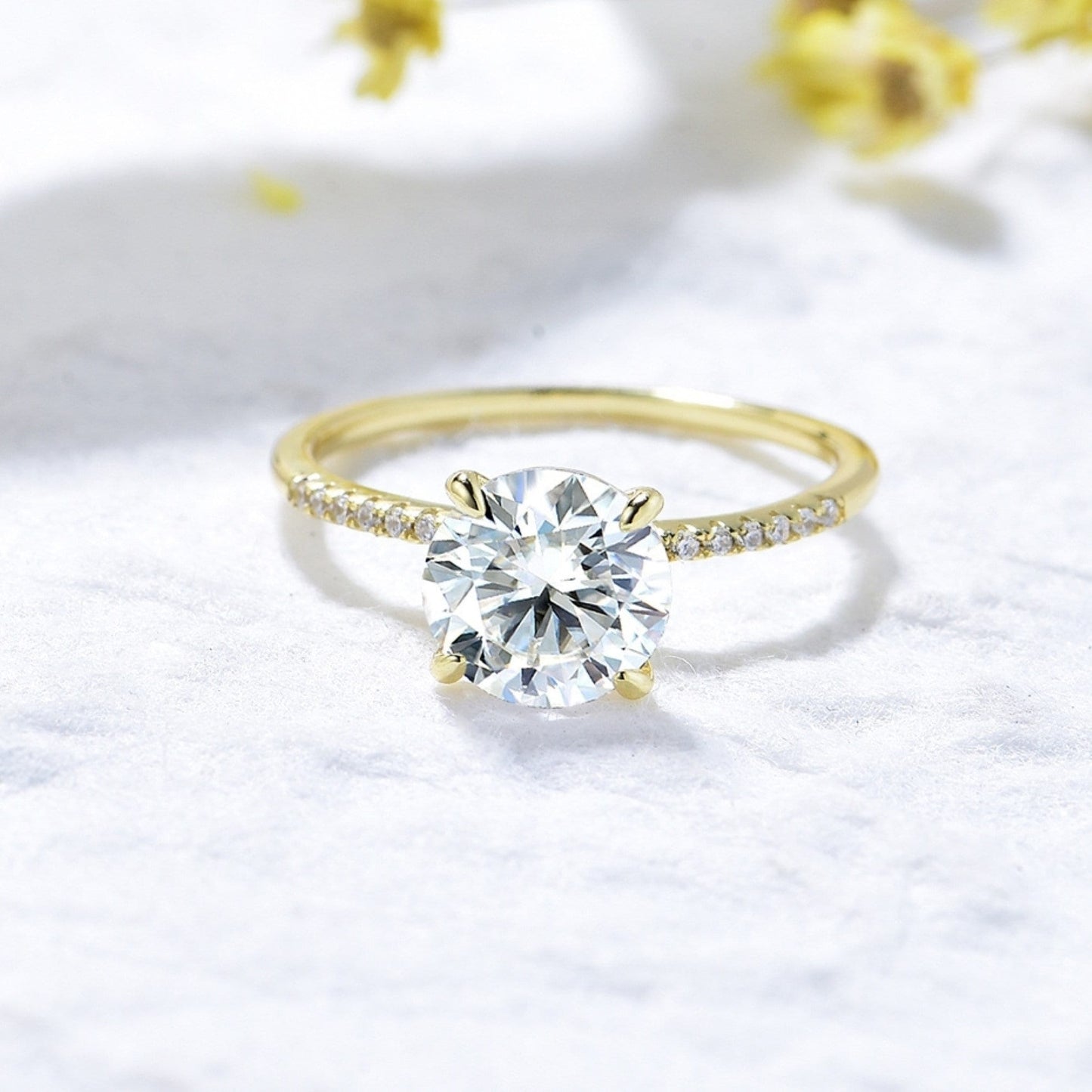 2ct Moissanite Ring \ Oval Cut Moissanite Wedding Ring \ Moissanite Engagement Ring \ Silver Moissanite Ring \ Stacking ring \ Promise Ring